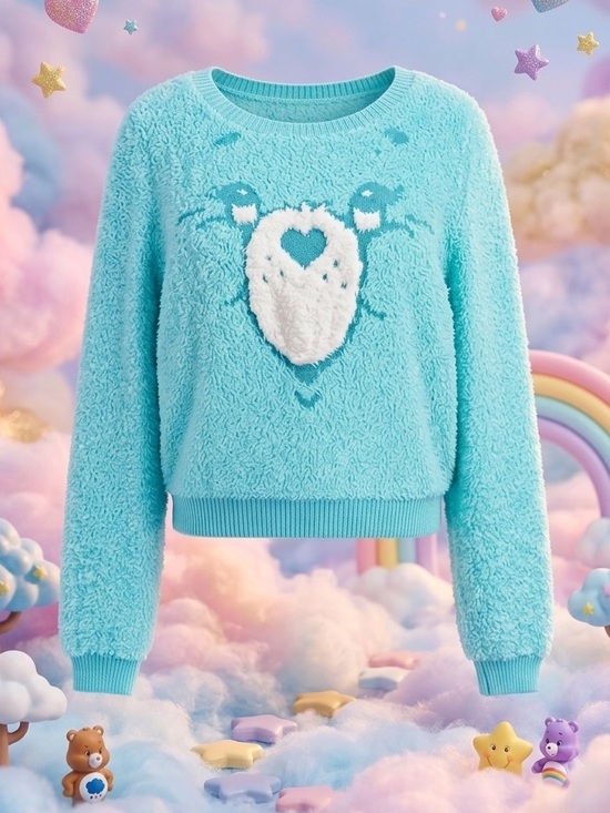 Iron Fist Sweaters - Iron Fist x Care Bears NWT 80s Nostalgia Kawaii Girlhoodcore Cozycore Sweater XL